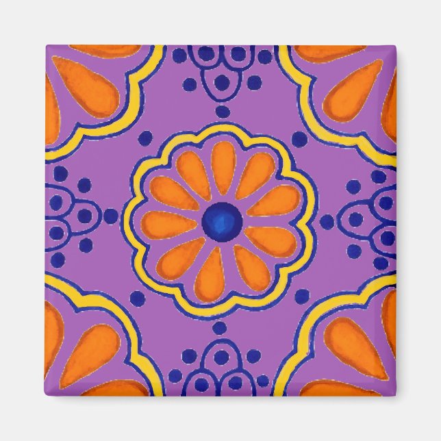 Talavera Tile Magnet (Front)