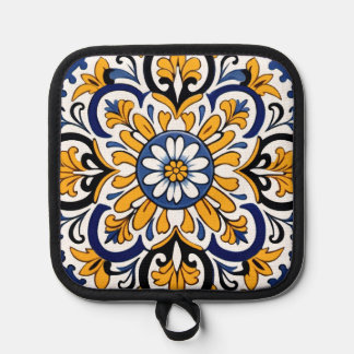 Talavera Tile Tres Pot Holder