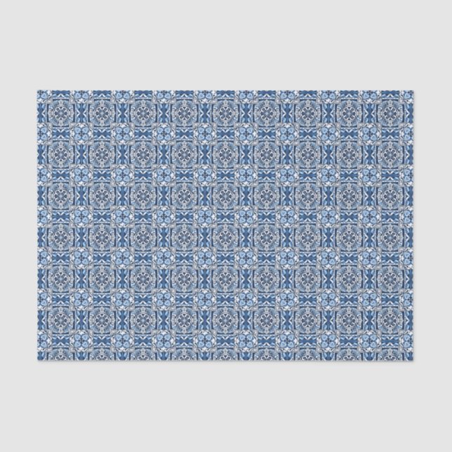 Talavera Tile Uno Tissue Paper (Front)