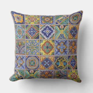 Talavera Tiles Cushion