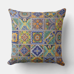 Talavera Tiles Cushion