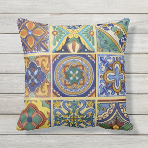 Talavera Tiles Cushion
