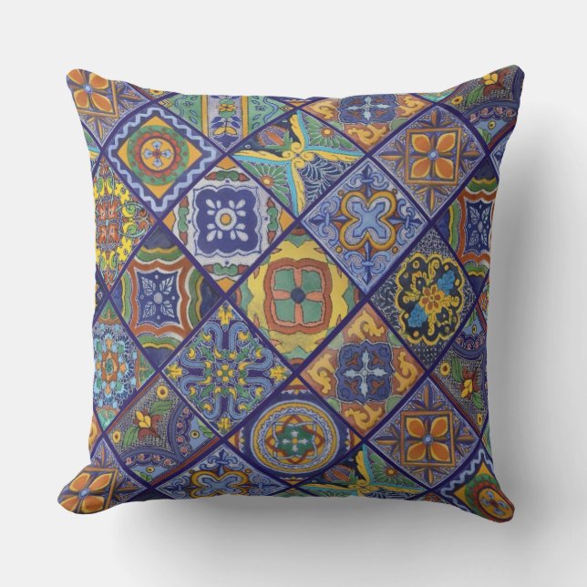 Talavera Tiles Cushion (Front)