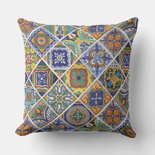 Talavera Tiles Cushion (Front)