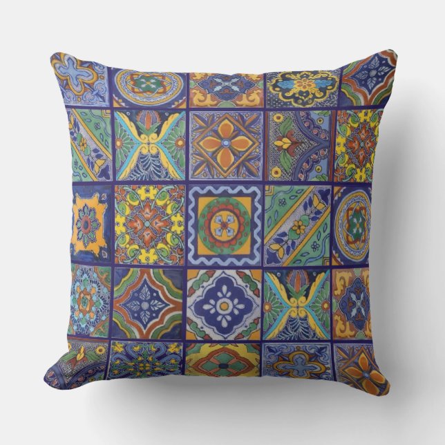 Talavera Tiles Cushion (Front)