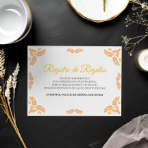 Talavera Yellow Floral Minimalist Spanish Wedding