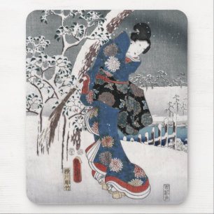 Tale of Genji Toyokuni Hiroshige Japanese Fine Art Mouse Pad