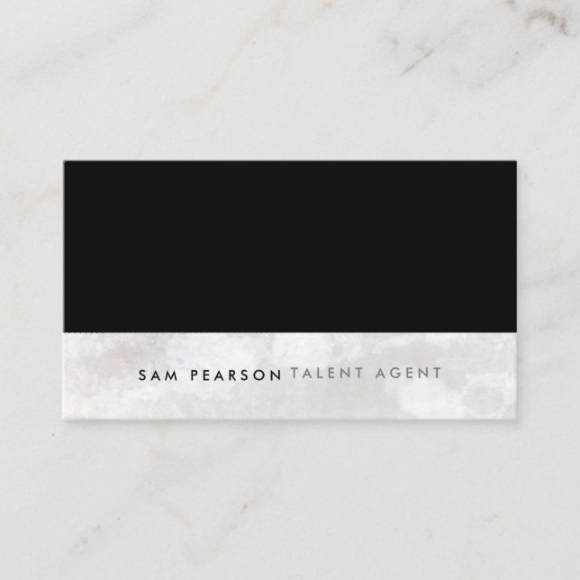 Talent Agent Business Card (Front)