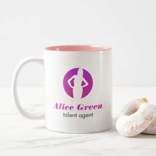 Talent Agent Logo Mug (With Donut)