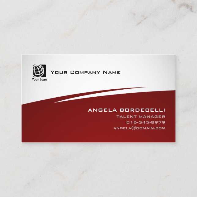 Talent Manager Entertainment Business Card (Front)