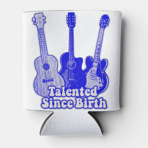 Talented since birth. vintage blue guitars can cooler