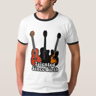 Talented since birth. vintage colourful guitars T-Shirt