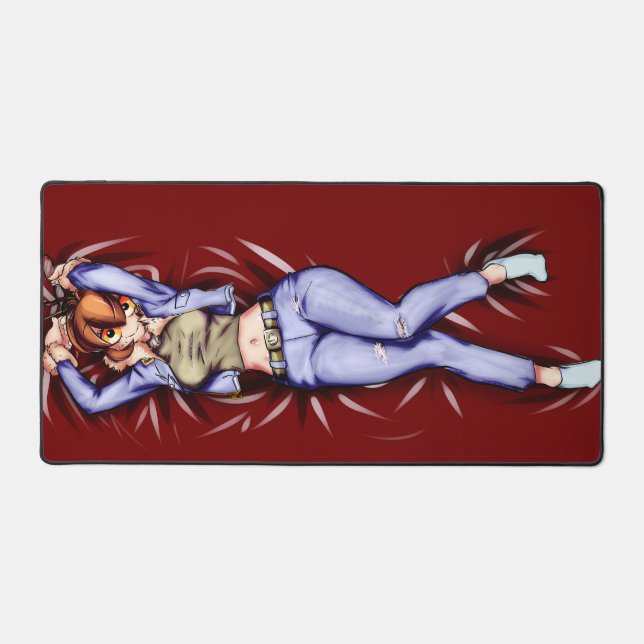 Talia Noctalia desk mat Red (Front)