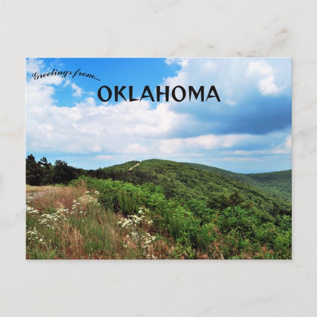 Talimena Scenic Highway Oklahoma Postcard (Front)