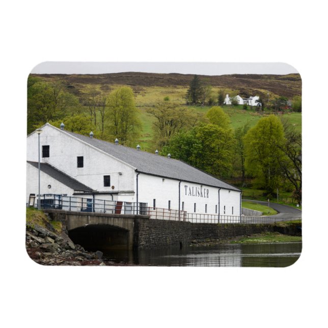 Talisker whisky distillery on Skye, Scotland Magnet (Horizontal)