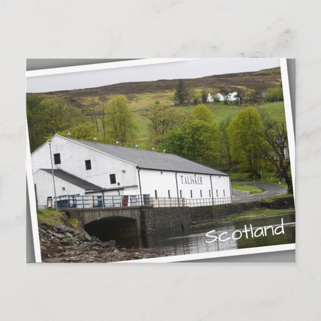 Talisker whisky distillery on Skye, Scotland Postcard (Front)