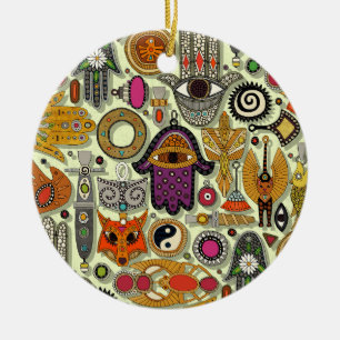talismans honeydew ceramic tree decoration