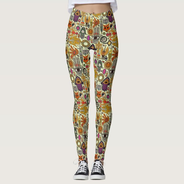 TALISMANS honeydew leggings (Front)