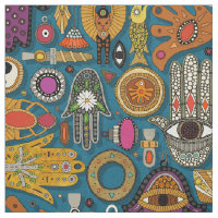 TALISMANS peacock Fabric