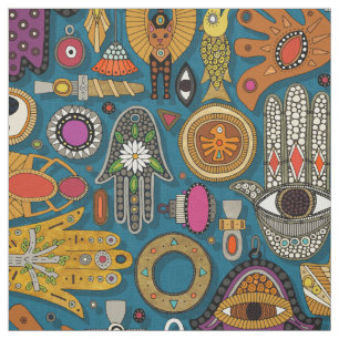 TALISMANS peacock Fabric