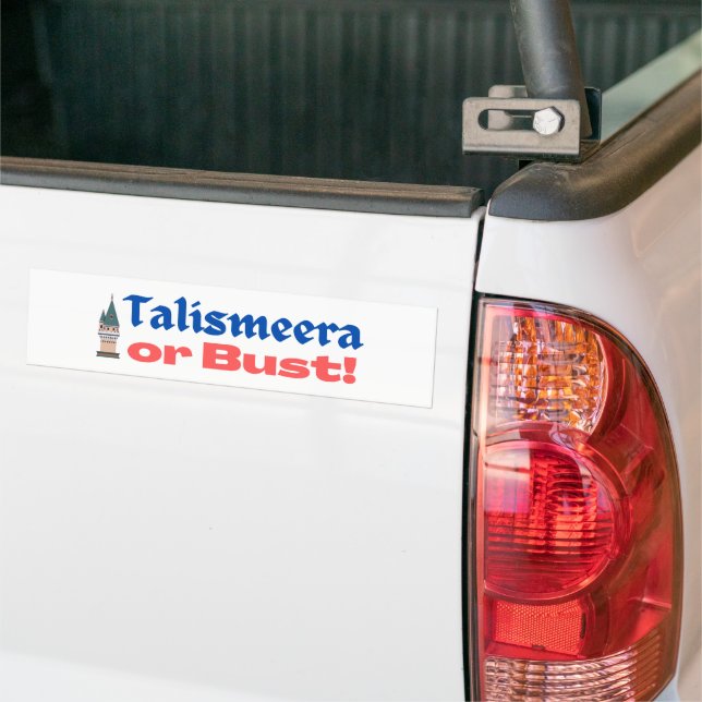 Talismeera - Bumper Sticker (On Truck)