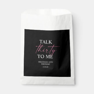 Talk 30 to Me Décor Favour Bags