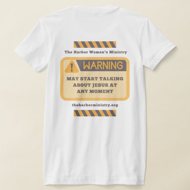 Talk About Jesus T-Shirt (Laydown Back)