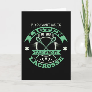Talk About Lacrosse Card