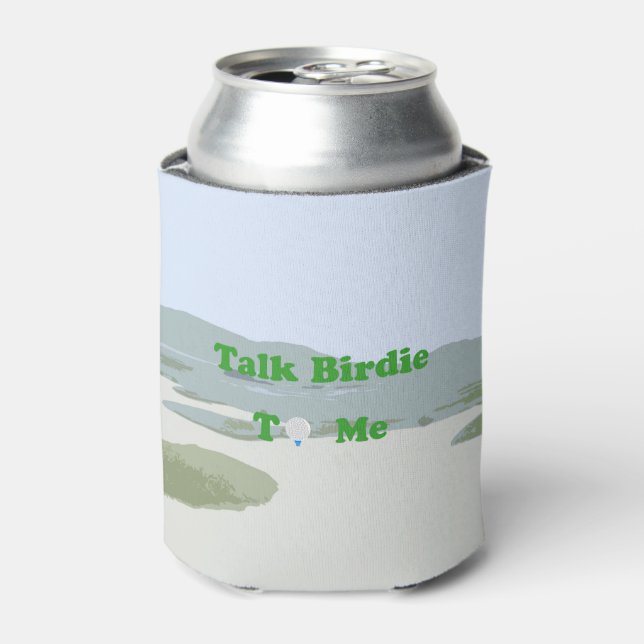 Talk Birdie To Me Can Cooler (Can Front)