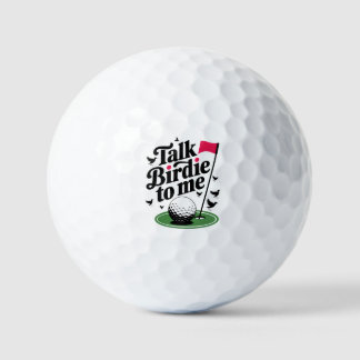 Talk Birdie to me Funny golf pun Balls