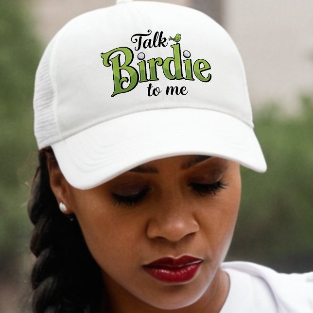 Talk Birdie to Me Funny Golf Trucker Hat (Talk Birdie to Me Funny Trucker Hat
)