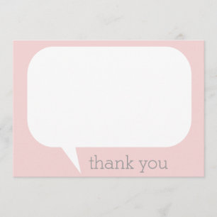 Talk Bubble Thank You Notes