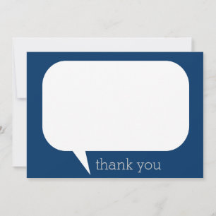 Talk Bubble Thank You Notes