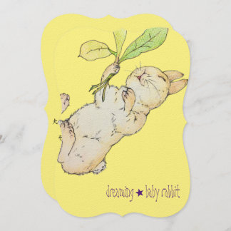 Talk Card dreaming☆baby rabbit
