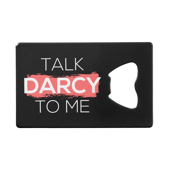 Talk Darcy To Me I (Front (Horizontal))