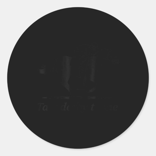 Talk Derby To Me Funny Racing Horse  Classic Round Sticker (Front)