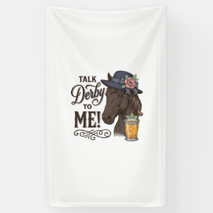 Talk Derby to Me Horse Vintage Engraving Shirt_1 Banner