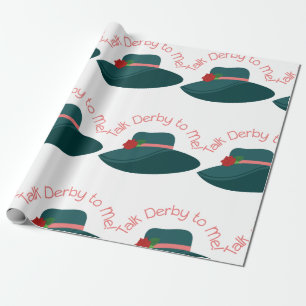 Talk Derby Wrapping Paper