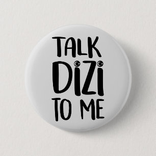 Talk Dizi Bold Grey Button