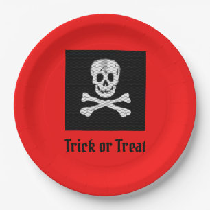 Talk Like a Pirate Day and Halloween Paper Plate