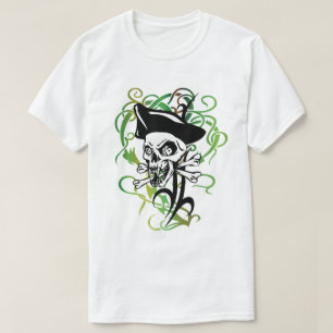 Talk Like A Pirate Day Creepy Scary Pirate Skull T-Shirt