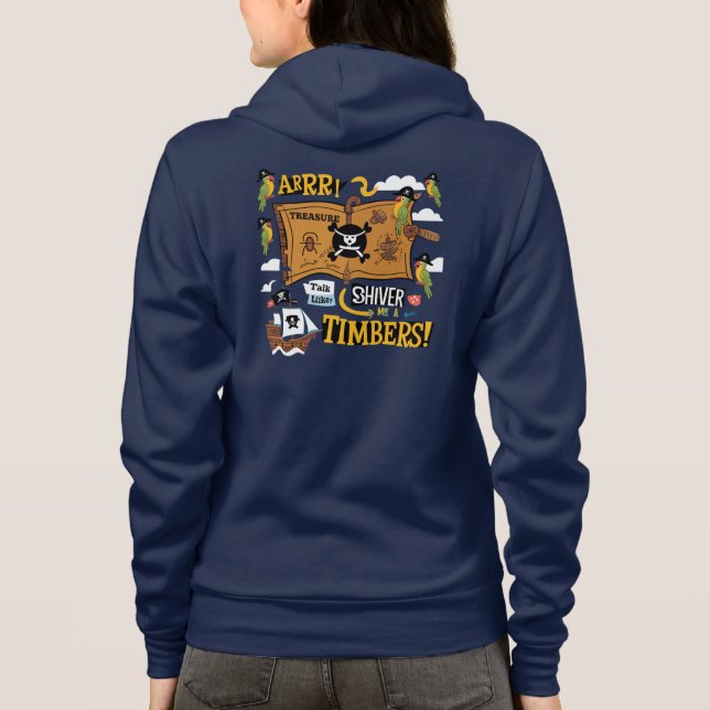 Talk Like a Pirate Day Hoodie (Back)