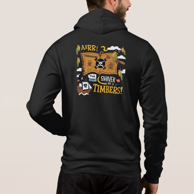  Talk Like a Pirate Day Hoodie (Back)