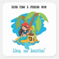 Talk Like A Pirate Day Mermaid Ahoy Me Hearties