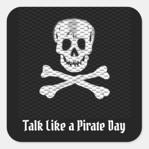 Talk Like a Pirate Day Square Sticker