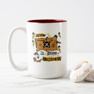 Talk Like a Pirate Day Two-Tone Coffee Mug