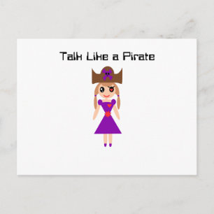 Talk Like a Pirate Postcard