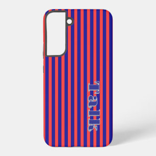 Talk Logo Red Blue Stripes Samsung Phone Case