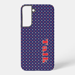 Talk Logo Red White Blue Dots Samsung Phone Case