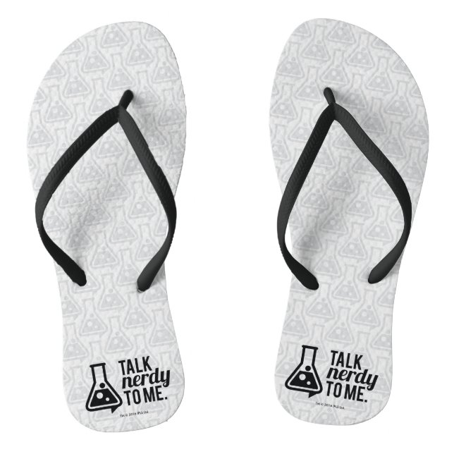 Talk Nerdy Jandals (Footbed)